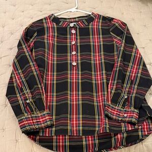 Plaid Button-Up Shirt by J Crew